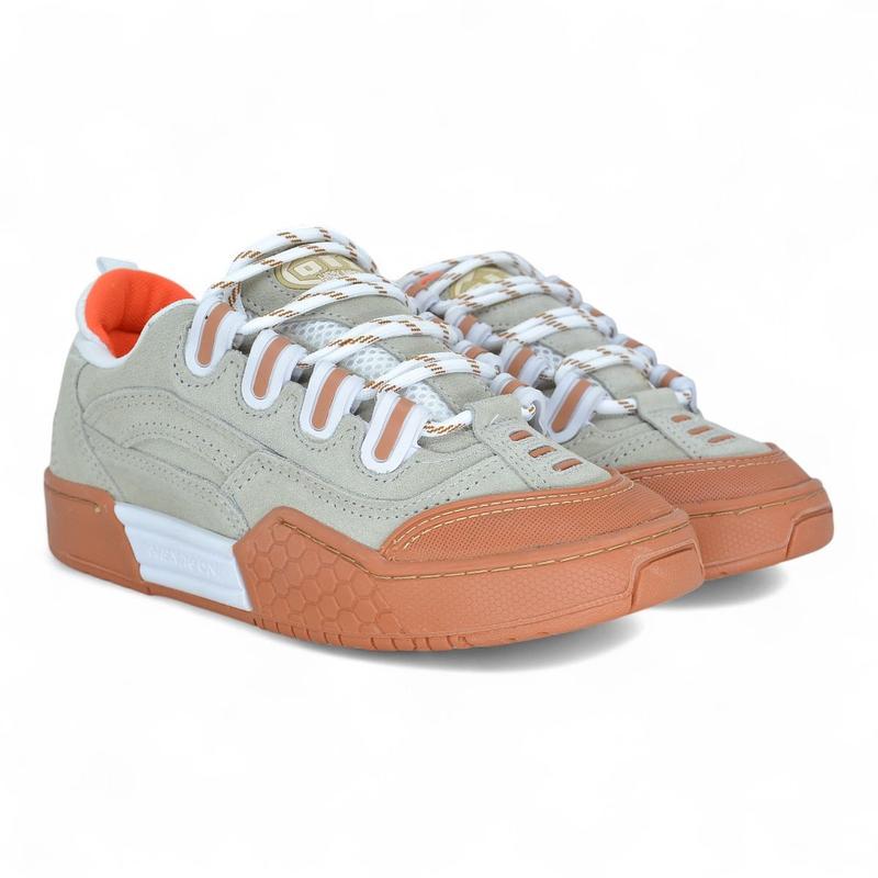 Tenis QIX Hexagon Couro Camurça Streetwear Skate Masculino - Tênis